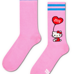 Hello Kitty Love Sneaker Sock Pink