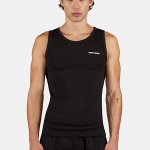 Logo Rib Undershirt Black